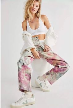 Painter's Pants in Waterlily - riverside tool & dye Flat Felled Seam, Tie Dye Pants, Painters Pants, House Clothes, Vintage Fits, Utility Pants, Fashion Attire, Work Pants, Boho Outfits