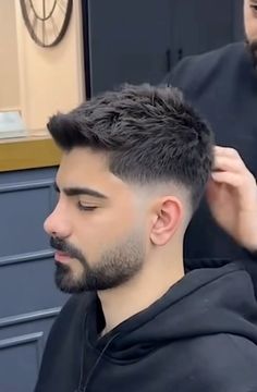 Faded Haircut For Men Long Hair, Haircut For Men Short Fade, Beard Fade Men, Short Faded Beard Styles, Short Hair Styles For Men Fade, Fade For Short Hair, 2024 Men Hairstyle, Men Haircut Styles Fade, Fade Cut For Men