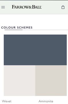 the color scheme for farrow and ball