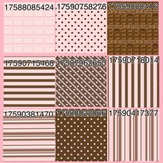 different patterns and colors for wallpapers in various sizes, with the same color scheme