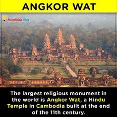 Facts About Hinduism, Angor Wat, Hindu Facts, About Hinduism, Weird History Facts, Facts About India, Ancient History Archaeology