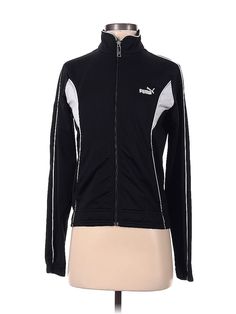 Puma Track Jacket Size: X-Small Jackets & Outerwear - used. No Fabric Content | Puma Track Jacket: Black Jackets & Outerwear - Size X-Small Puma Sport, Black Jackets, Sport Jacket, Designer Maternity, Sports Jacket, Black Solid, Track Jacket, Black Jacket, Track Jackets