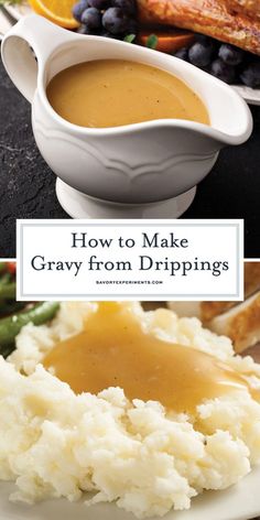 how to make gravy from drippings