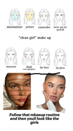 Easy School Makeup, School Makeup Tutorial, Makeup Charts, Eye Makeup Images, Makeup Order, Brown Skin Makeup