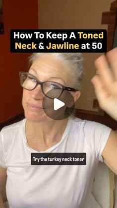 Liz Wadden | Face Yoga Specialist on Instagram: "✨ How to Keep Your Neck & Jawline Toned at 50 ✨  Want to keep your neck and jawline firm and youthful as you age? One of my favorite exercises to do just that is super simple! Here’s how:  👅 Turkey Neck Toner: - Wrap your lips around your teeth (like you’re smiling with your lips closed). - Touch the tip of your tongue to the roof of your mouth repeatedly. - While doing this, tilt your head back and forward in slow, controlled movements.  ⏳ Do this for just a few minutes a day, and here’s what happens: - It tones your jawline by engaging the platysma muscle, which runs from your chin to your collarbone. - It firms your neck muscles, helping reduce sagging or “tech neck.” - It lifts the skin, promoting a more youthful appearance over time. Platysma Muscle, Fasting Lifestyle, Neck Muscles, Tech Neck, The Glow Up, Facial Exercises, Face Yoga, Facial Massage