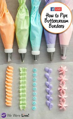 how to pipe buttercream fondant bows for cake decorating and cupcakes