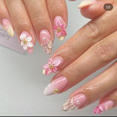 Cute Summer Nail Ideas, Sweet 16 Nails, Cute Nail Ideas, Pink Summer Nails, Summer Nail Ideas, Summer Nail Designs, Cute Nail