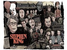 the poster for stephen king's upcoming film, it is an image of many people with