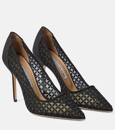 Lace Pumps, Black Pumps, Manolo Blahnik, High Heels, Pumps, Heels, Lace, Black