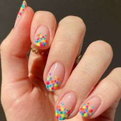 Dot Nail Designs, Dot Nail Art, Dots Nails, Cute Gel Nails, روتين العناية بالبشرة, Funky Nails, Chic Nails, Fancy Nails, Nail Art Design