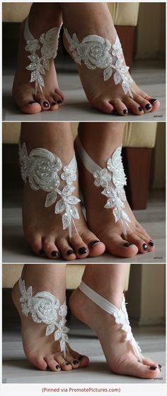 Barefoot Sandals Beach Wedding, Lace Barefoot Sandals, Bridal Anklet, Barefoot Sandal, Sandals Beach, Wedding Beach, Wedding Lace, Womens Wedding Shoes, Lace Bridal