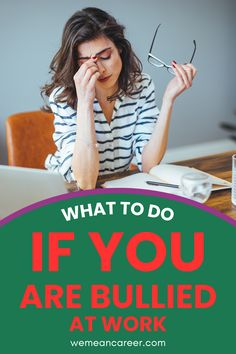 WHAT TO DO IF YOU ARE BULLIED AT WORK Ap Statistics, Job Career, Stand Up For Yourself, Deal With It, Job Offer