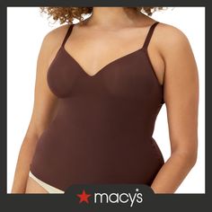 in stock Full Coverage Fitted Top With Soft Touch, Fitted Full Coverage Top With Soft Touch, Fitted Tops With Soft Touch, Fitted Brown Camisole With Built-in Bra, Fitted Camisole Tops With Soft Touch, Fitted Sleeveless Tops With Soft Touch, Fitted Sleeveless Soft Touch Top, Fitted Seamless Brown Shapewear, In Store