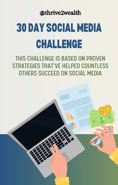 30 Day Social Media Challenge Social Media Challenge, Successful Social Media, Social Media Challenges, Social Media Success, Social Media Presence, Social Media Strategy, Social Media Games, Increase Engagement, Media Strategy