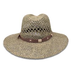 Shape: Panama Hat, Indiana StyleMaterial: SeagrassSize: Medium & Large Brim: 3.25”Color: GreenDetail: "Band" (Toquilla)Hat Care: Always handle your hat by the top. Do not place hat with brim on the surface, it will cause it to flatten the brim. Always Brim turned up.To dust off, use a soft brush.To remove stains, wipe with a cloth, then let it dry naturally with the brim turned up.Steam it to shape if necessary.Misshapen flat brim straw hats can be shaped carefully with a lukewarm - not hot Country Style Adjustable Hat With Curved Brim, Country Style Hat With Adjustable Curved Brim, Woven Curved Brim Hats For Rodeo, Woven Hats With Curved Brim For Rodeo, Toquilla Straw Fedora With Curved Brim, Wide Brim Toquilla Straw Hat For Outdoor Events, Wide Brim Toquilla Straw Hats For Country Events, Adjustable Wide Brim Hats For Country Events, Toquilla Straw Wide Brim Hat For Country Events