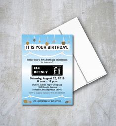 a birthday party card for someone's 30th birthday