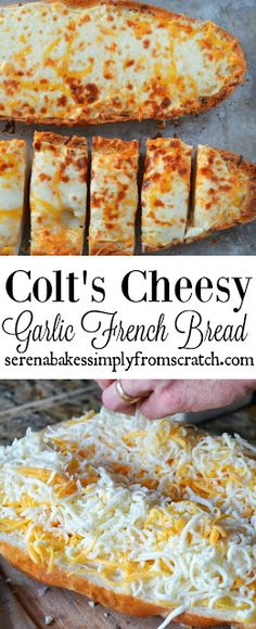 this cheesy garlic and french bread is the perfect appetizer for any meal