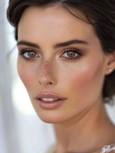 Check out 20 wedding makeup for brown eyes that are perfect for beach weddings. These looks ensure you look breathtaking, even by the seaside. Bridal Eye Makeup Green Eyes, Bridal Makeup Round Eyes, Beach Wedding Makeup For Bride, Hazel Eye Wedding Makeup, Makeup For Brown Eyes Natural, Crisp Wedding, 2024 Makeup, Perfect Wedding Makeup, Boho Wedding Makeup