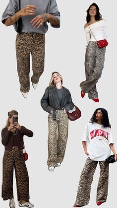 Animal Print Party Outfits, Animal Print Outfits Party, Looks Adidas, Outfits Con Jeans