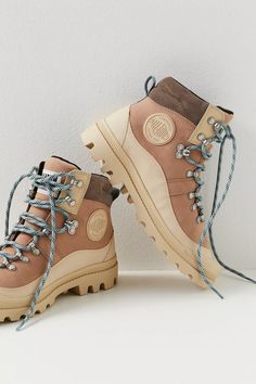 Palladium Pallabrousse Hiker Waterproof Boots | Free People Stylish Hiking Boots, Women’s Hiking Boots, Hiking Fits, Weather Boots, Hiking Boots Women, Free People Shoes, Snow Boots Women, Hiking Women, Winter Snow Boots