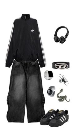 Street Style Outfits Casual, 일본 패션, Cool Outfits For Men, Y2k Outfits, Streetwear Men Outfits