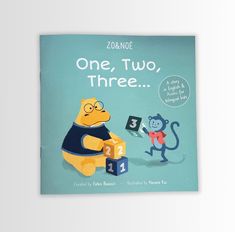 a children's book with the title one, two, three