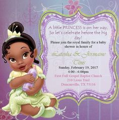 the princess and the frog baby shower party