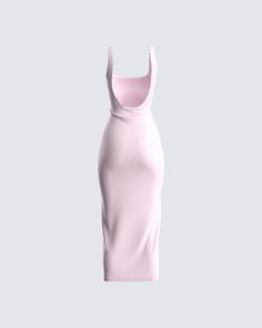 Nothing beats a classic little midi dress... especially a pink one 💓 Made from pointelle rib fabric, and complete with lace trim, a square neckline, a scooped back, and a body-con fit that hugs you in all the right areas 😏 Knit Dress Aesthetic, Dress Pink Short, Pink Ribbed Fitted Dresses, Finesse Pink Dress, Casual Pink Ribbed Bodycon Dress, Pink Sleeveless Ribbed Midi Dress, Pink Ribbed Sweater Dress, Body Con Dress, Strapless Ruffle Dress