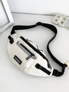 Free Returns ✓ Free Shipping✓. 1 Piece Of White 2023 New Fashion Outdoor Fanny Pack Running Close-Fitting Chest Bag Reflective Strip Chest Bag Anti-Theft Mobile Phone Bag Large Capacity Multi-Pocket Oblique Shoulder Bag College Bag Fathers Day Gifts Summer Dad Freshman For Books Back To School Multi-Functional Dorm University Halloween Gifts For Men Fall Christmas Scream Men Bag Belt Bag Travel Bag Sling Bag For Men Winter Christmas Gifts Bum Bag- Men Waist Bags at SHEIN. Sling Bag Men, Mens Satchel, Chest Bag Men, Hiking Men, Mens Luggage, Trendy Shoulder Bag, Adjustable Bag, College Bags, Side Bags