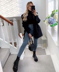 Winter Fashion Outfits, Looks Vintage, Lady Dior, Outfits Casuales, Cute Casual Outfits, Look Fashion