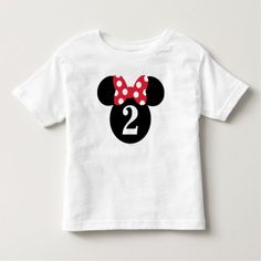 Minnie Mouse | Red & White Polka Dot Birthday Toddler T-shirt Polka Dot Birthday, H Monogram, M Monogram, Superman T Shirt, Monogram T Shirts, Cute Guinea Pigs, Toddler Humor, T Shirt Flowers, Toddler Tops