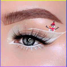 Reindeer Makeup, Christmas Eyeshadow Looks, Makeup Looks Winter