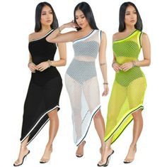 Sexy And Stylish Coverup For The Beach Or Day Party. Comes In Multiple Colors And Sizes From S-2xl Goth Bodysuit, Kawaii Skeleton, Cover Up Beachwear, Skeleton Bodysuit, Mesh Bathing Suit, Cover Up Kimono, Chiffon Tank Tops, Sleeve Swimsuit, Costume Women