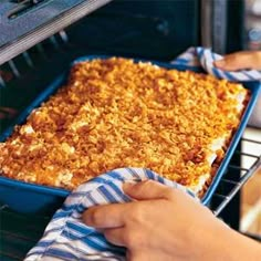 Au Gratin Potato Casserole Recipe | MyRecipes.com Thanksgiving Dinner Side Dishes, Southern Casseroles, Au Gratin Potato Casserole, Augratin Potatoes, Thanksgiving Dinner Sides, Bourbon Chicken, Dinner Side, Potatoe Casserole Recipes, Dinner Side Dishes