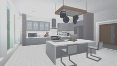 10 Kitchen Ideas Bloxburg Gallery House design kitchen, Tiny Gallery Kitchen Ideas, Adopt Me House Ideas, Roblox Houses, Roblox House Ideas, Bloxburg Home Ideas, Bloxburg Rooms, Bloxburg Kitchen Ideas, Bloxburg Interior, Modern Family House