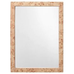 a wooden frame mirror with flowers on it's edges and an ornate pattern around the edge