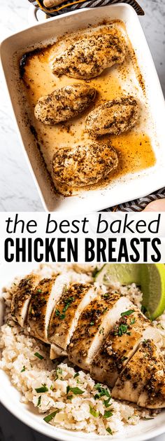 This is the only method you need for baked chicken. Get my secret for tender and juicy, perfectly baked chicken breasts ready to eat in only 30 minutes. Best Baked Chicken Breast, Tender Baked Chicken Breast, Tender Baked Chicken, Easy Baked Chicken Breast Recipes, The Best Baked Chicken, Freezing Cooked Chicken, Best Baked Chicken, Easy Baked Chicken Breast, Baked Chicken Breasts