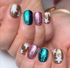 Nails Festival, Nye Nails, Baby Pink Nails, New Year Happy, Sassy Nails, Party Nails, Nails 2023, Pretty Nail Art