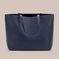 Commute in style with the Ava Tote Bag! This sustainably crafted tote bag is great for daily use or for vacation. We know you'll love it! #veganleather #totebag Navy Blue And Gold, Craft Tote Bag, Trendy Tote, One Bag, Zipper Pulls, 6 D, Blue And Gold, Bag For Women, Classy Outfits