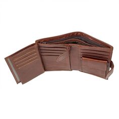 TucciPolo R-8129X Bright Brown Cowboy Leather Purse Money Wallets for Men Product Description: .100% Guarantee genuine - excellent cowhide leather.Size approximately 13.5cm L x 10cm W (5.3" L x 4 W inches).Color: Brown.Weight: 0.12KG .Two folds.Function: RFID wallet.There are 11 card holders, 3 photo windows, two cash layers, two secret pockets, a coin pocket and a zipper pocket. Business Leather Trifold Wallet With Card Slots, Leather Trifold Wallet For Business, Leather Business Wallet With Coin Pocket, Business Leather Wallet With Coin Pocket, Leather Trifold Business Wallet, Business Leather Trifold Wallet, Brown Trifold Wallet For Business, Leather Trifold Wallet With Leather Lining For Business, Brown Trifold Wallet With Smooth Grain For Business