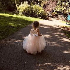 Mini Bride Flower Girl Dress Blush Pink NB Mini Bride Dress Kids Baby, Flower Girl Dress Pink, Gatsby Flower Girl Dress, Baby Pink Flower Girl Dresses, Blush Pink Flowergirl Dress, Simple Flower Girl Dresses, White Dress Bride, Bling Dress, Blush Flower Girl Dresses