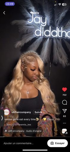 18th Birthday Hairstyles, Blonde Hairstyles For Black Women, Sag Season, Senior 25, Black To Blonde Hair, Natural Hair Ponytail, Birthday Hairstyles