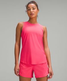 Sculpt Tank Top | Women's Sleeveless & Tank Tops | lululemon Pink Functional Activewear By Lululemon, Pink Functional Lululemon Activewear, Moisture-wicking Nylon Workout Tank Top, Lululemon Nwt Power Pivot Tanks, Lululemon Sleeveless Moisture-wicking Top, Lululemon Moisture-wicking Athleisure Tank Top, Lululemon Sleeveless Tank Top With Built-in Bra, Jumper Short, Running Tank Tops