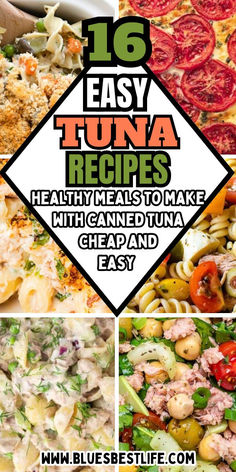 A collection of recipes made with canned tuna. Easy Tuna Recipes Healthy, What To Make With Tuna, Recipes With Canned Tuna, Easy Tuna Recipes, Healthy Tuna Recipes, Family Dinner Menu, Tuna Fish Recipes, Tuna Can, Canned Tuna Recipes