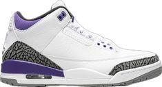 Jordan 3 Dark Iris, Jordan Air, Air Jordan 3, Stadium Goods, Jordan 3, Sneakers White, Air Jordan, Air Jordans, Jordan