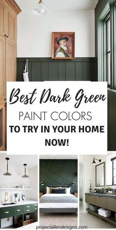 the best green paint colors to try in your home now