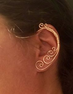 Bound to be Swirls, Vine earring, Jewelry, Ear Cuff, Vine Jewelry, ear jewelry, ear climber, ear wrap, ear jacket, non pierced by WickedlyWired on Etsy https://www.etsy.com/listing/556666014/bound-to-be-swirls-vine-earring-jewelry Elegant Adjustable Wire Wrapped Ear Climbers, Elegant Gold Wire Wrapped Cartilage Earrings, Elegant Gold Wire-wrapped Ear Cuff, Elegant Gold Wire Wrapped Ear Cuff, Elegant Wire Wrapped Cartilage Earrings For Gift, Elegant Adjustable Spiral Wrap Earrings, Spiral Ear Cuff, Elegant Spiral Ear Cuff, Elegant Spiral Single Ear Cuff