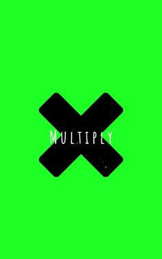 the word multi is written in white on a green background with an x - shaped arrow