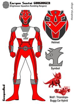 an image of the power rangers paper toy that looks like it has been designed to look like