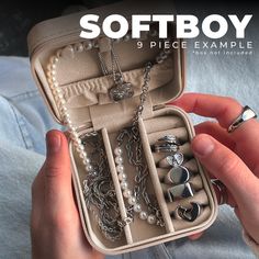 This affordable softboy jewellery box is the perfect way to complete your outfits if you're rocking the softboy aesthetic. Give us a few details (the more the better) and our team of in-house stylist will put together a box with pieces to perfectly match your style. Sets feature durable 316 stainless steel pieces that are water, sweat and heat resistant for long-lasting wear. The product images showcase the pieces you may receive but there are others that match the softboy aesthetic included. Box not included for sustainability reasons. Gifts Under £15, Black Stainless Steel Jewelry For Streetwear, Softboy Fashion, Mens Essentials Accessories, Soft Boy Fashion, Men’s Jewelry Box, Mens Jewelry Box Storage, Gothic Streetwear Jewelry, Best Presents For Men Amazon.com